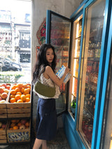 Grain bermuda pants_navy
