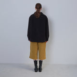 Black Corduroy Double Button Jacket