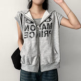 Ika Two Way Hooded Vest Zip-Up