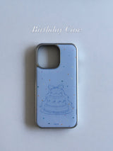 Birthday Epoxy Silver Case