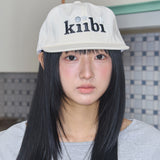 logo button cap ivory