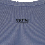 8287 ロゴヴィンテージスリーブレスTシャツ (ダスティブルー)