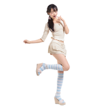 ブロッサムピコットミニスカート [アイボリー]