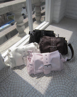Pecol Leather Buckle Shoulder Bag