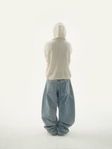 Felid handle denim pants -3C