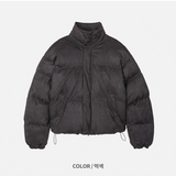 シグネチャー スエード セミクロップ パディング(2color)