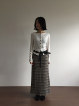 Venti knit long skirt (2color)