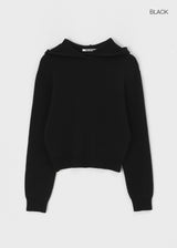 [MADE] Warm Daily Hooded Knit Wool 50%