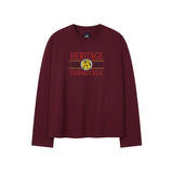 CASUAL HERITAGE Crop Long Sleeve(SKLSTD-0266)