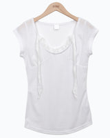 レヤホルターショートスリーブTシャツ
