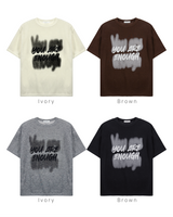 GL Lettering Knitwear Short-Sleeved (4 colors)