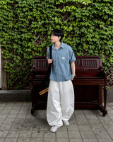 ミレルチェックロールアップハーフスカーフ