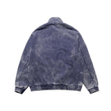 26SS TIE DYE STAND COLLAR ZIP UP