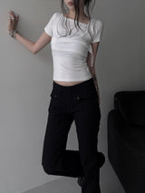 top layered short sleeves