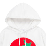 トマトプリントフードTユニセックス (2Color)