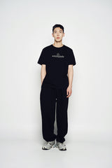 25SS ROUNDING SYMBOL LOGO SHORT SLEEVE T-SHIRT BLACK