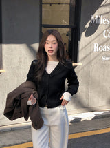 [SHOPPERMADE] Cozy Wool V-neck Knit Cardigan (7color)