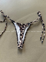 a leopard-frilled bikini