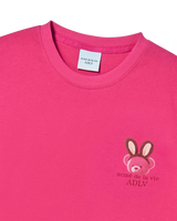 25FW WOMAN FUZZY BEAR SHORT SLEEVE T-SHIRT