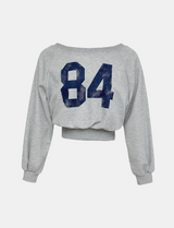 84 Off-Shoulder Sweatshirt