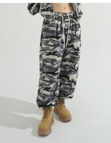 Camouflage Wide String Pants