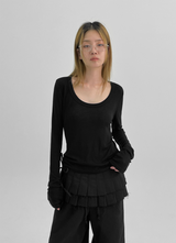 [MADE] Lojan Summer U-Neck Long Sleeve T-shirt