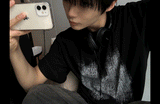 yukeci ブラッシュ半袖Tシャツ