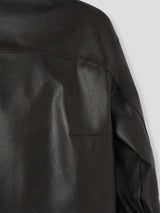 オニック クロップ レザー ジャケット