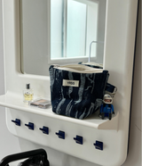 DAMAGED DENIM POUCH (POP-UP POUCH)
