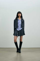 MILD CROP BLAZER / CHARCOAL