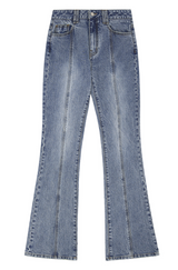 Slit Boots Cut Denim Pants