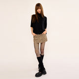 Turtle Neck Top - Black