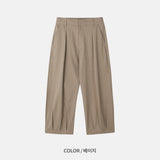 LMN デルトアンダーピンタックワイドパンツ (5 colors)