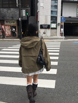 ロモン ストリング フード ポケット フィールド ジャケット