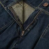 Elodie Pocket Pleats Denim Skirt