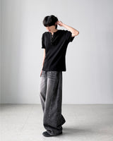 Bellingham Pintuck Wide Denim