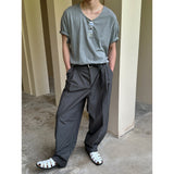 [BASIC ITEM] Soft u neck half t-shirts(5color)