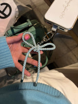 Starlit Cube Ribbon Keyring / TREEFORFIVE345