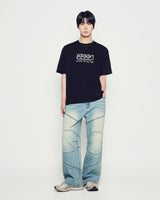 25FW MULTI AC BEAR FACE LOGO SHORT SLEEVE T-SHIRT BLACK