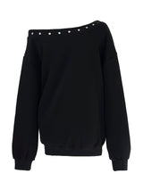eyelet one-shoulder lettering mtm (2color)