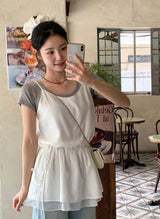 Basic Mood Slim U-neck T-shirt (6color)