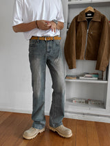 ASCLO Suede Low Derby Shoes
