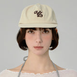 Leaf VZ Monogram 5-Panel Ball Cap / Beige