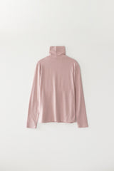 ベーシックタートルネックTシャツ (ピンク)