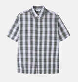 No.1255 T check half SHIRT (3color)