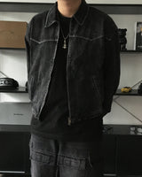MR Squad Collar Denim Jacket (2C)