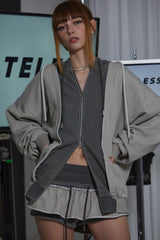 VINTAGE DOUBLE ZIP-UP