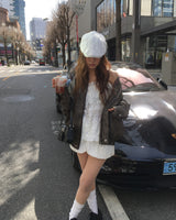 Flower lace blouse