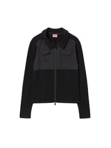 NY PATCH ZIP UP (BLACK)