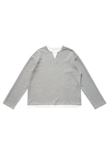 アメリカンスタイルワッフルニットTシャツ